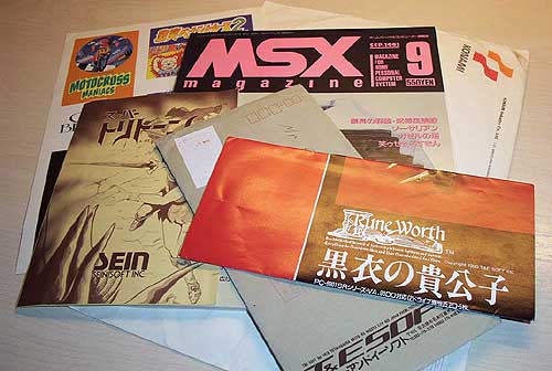 Algunos de mis folletos, revistas, cartas, pegatinas y cat&aacute;logos exclusivos