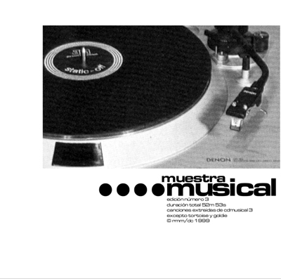 Portada de 'Muestra Musical 3'